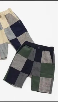 専用アカウント　Petit main パッチワーク ボトムス 110