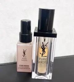 YSLピュアショット4種30mlセット新品未開封　ショッパー付き 公式/NEW】ピュアショット ナイト リチャージセラム / 夜用 美容
