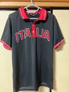 Kappa ゴルフウェア ポロシャツ ブラック　レッドのサムネイル