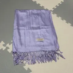 PASHMINA パシュミナ 大判ストール カシミヤ100% ラベンダー