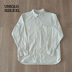 ユニクロ ストライプシャツ XXL