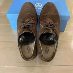 Hush Puppies スエード レースアップシューズ ブラウンのサムネイル