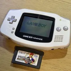 整備済 ゲームボーイアドバンス ホワイト 本体　おまけ付き