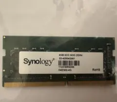 純正】Synology NAS用増設メモリ D4NESO-2666-4G - メルカリ