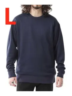 【美品】NANO universe ナノユニバース　クルーネックスウェット L