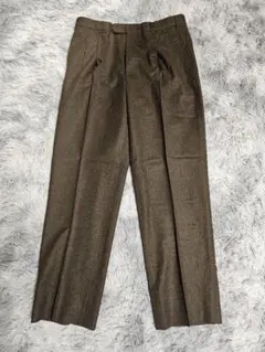 Pierre Cardin 上質ウールトラウザー / スラックス (ブラウン系)