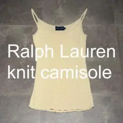 【Ralph Lauren】ラルフローレン レーヨンキャミソール L ニット素材のサムネイル