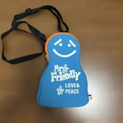 Mr Friendly ショルダーポーチ サコッシュ ブルーのサムネイル