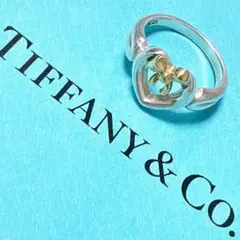 美品】15号 Tiffanyティファニー リボン コンビリング 925/750 - メルカリ
