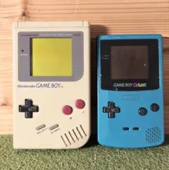初代ゲームボーイとゲームボーイカラー ゲームボーイカラーはジャンク