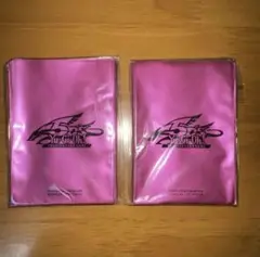 未開封　遊戯王5D's Tin缶 スリーブ メタリックピンク　ピンク　80枚