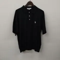 (9)U.S. POLO ASSN. 半袖ポロシャツ ブラック Mのサムネイル
