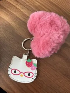 ハローキティ ふわふわファーチャーム サンリオ