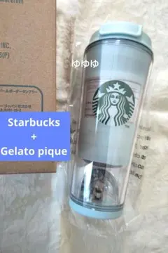 スタバ ジェラピケ ベアスノードームボーダータンブラー ミント ジェラートピケ