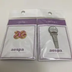 aespa ピンバッジ2点セット