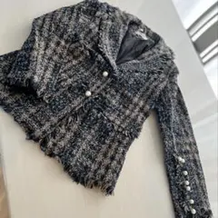 新品◇ツィードジャケット/ L
