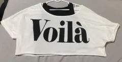 SHEIN ロゴTシャツ　クロップド