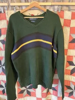 Polo by Ralph Lauren Vネック　セーター　コットンニット