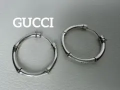 値下げ】グッチ GUCCI フープピアス カットアウト Gロゴ シルバー 