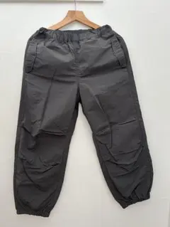 GU ナイロンロングパンツ グレー 160cm
