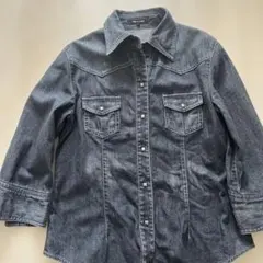 COMME CA DU MODE ダークデニムシャツ サイズ11