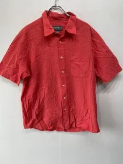 Eddie Bauer/エディバウアー　シャツ　メンズM　赤／レッド　K2063