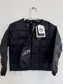 sf様　タグ付き】TAION キッズインナーダウン120cm ブラック軽量ダウン