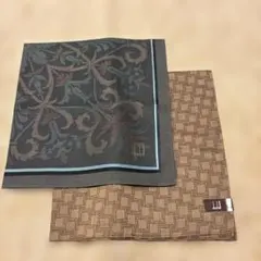 【新品】 dunhill ハンカチ 2枚セット ②
