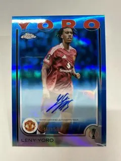 2024-25 Topps chrome LENY YORO　直筆サインカード