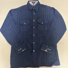 VAN HEUSEN ストライプ 長袖シャツ