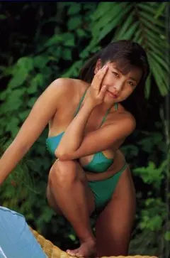 かとうれいこ138　特大A４　ラミネート　巨乳　平成　アイドル　ビキニ　美少女