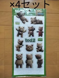 (4セット) Ted2 レリーフウォールステッカー