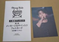 Stray Kids☆dominate☆映画☆第1弾☆入場者特典☆ハン