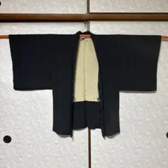 デザインストライプ　一つ紋　紋付き　羽織り　着物　2775