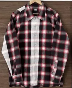 23AW SEQUEL LINE NEL CHECK SHIRT赤XL美品のサムネイル