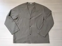 GU ドライストレッチ カーディガン L ベージュ メンズ