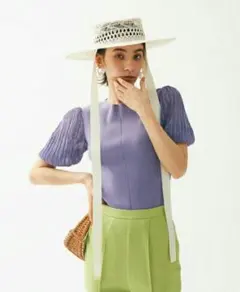 『専用』☆未使用品☆スナイデル プリーツスリーブニット