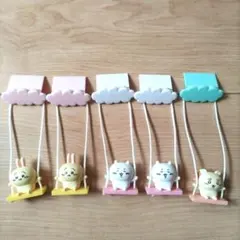 美品 ちいかわ ブランコ2 ガチャ 5個セット うさぎ シーサー カプセルトイ