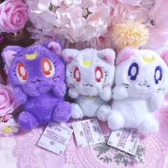 【お値下げ中】セーラームーン☆あまえんぼぬいぐるみ☆ルナ／アルテミス／ダイアナ