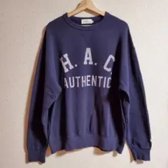 ハリウッドアスレチックカンパニー スウェットトレーナー ネイビー 紺 M