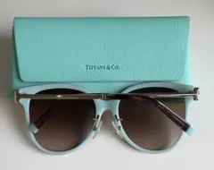 6万相当✨Tiffany & Co. サングラス 水色 ブラウンレンズ