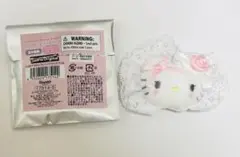 サンリオ ホワイトフリルデザインシリーズ ヘアクリップ　ハローキティ