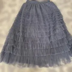 美品r.p.sのチュールティアードスカート ❤️タイムセールのサムネイル