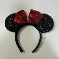 ディズニー カチューシャ ミニー スパンコール