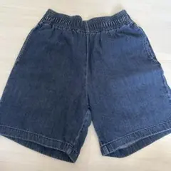 GU デニム　ハーフパンツ　Sサイズ　ウエスト総ゴム