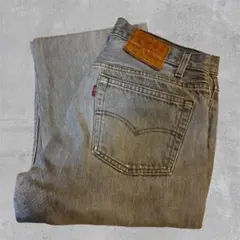 USA製 90s Levi's 501 先染めブラックW32 L30 鬼フェード