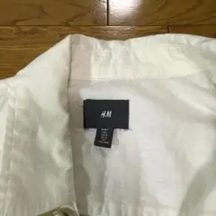 H&M ホワイト長袖シャツ