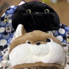 未使用タグ付 モノクロブー 3個セット サマー 夏 ぬいぐるみ 花