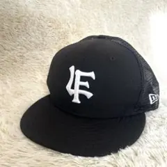【美品】ニューエラ ラファイエット 黒 9FIFTY メッシュキャップ 黒