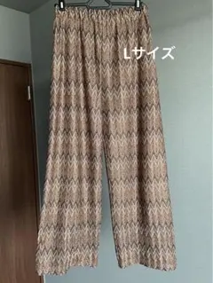 透かし編みパンツ　L